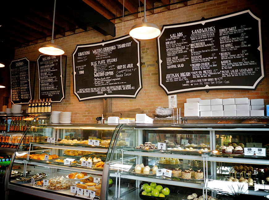 Walton's Fancy and Staple Refreshes with Food and Flowers on West 6th