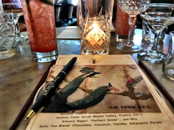 Ah Sing Den's Exotic Name Matches Revamped Food and Drink Menu