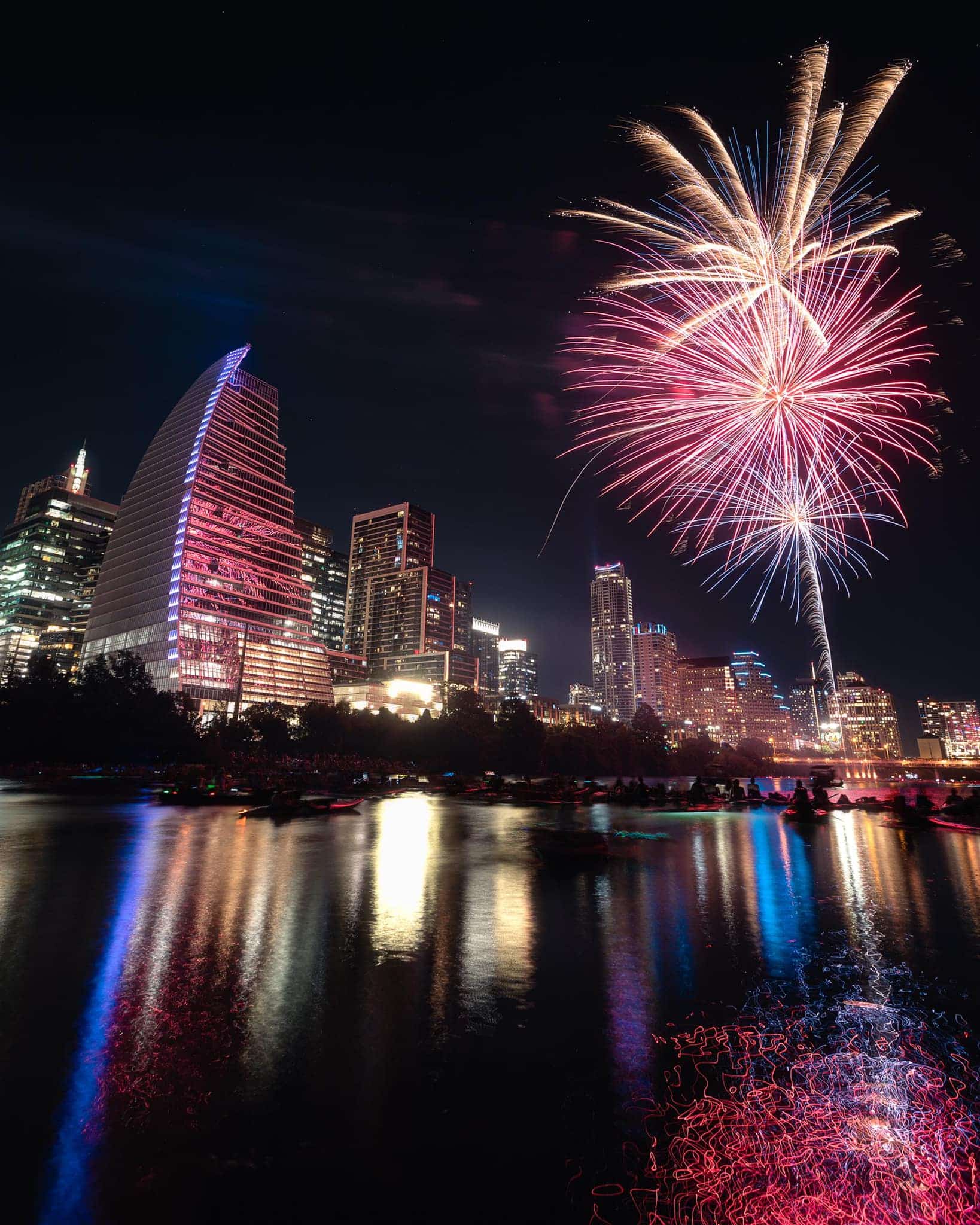 Austin Fireworks New Year's 2024 Where to Watch
