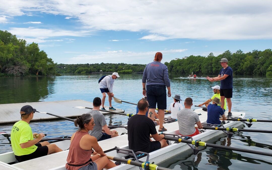 team build rowing Austin Rowing Club