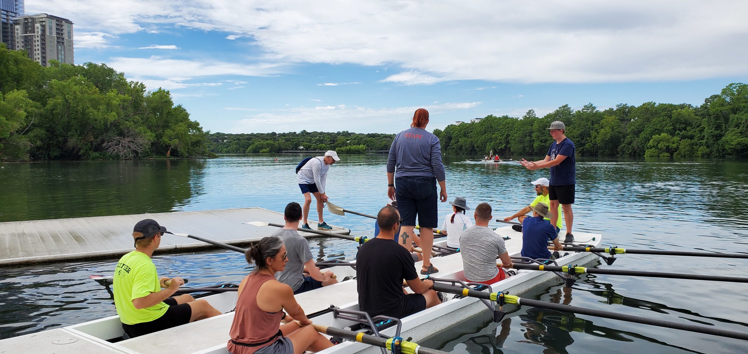 team build rowing Austin Rowing Club