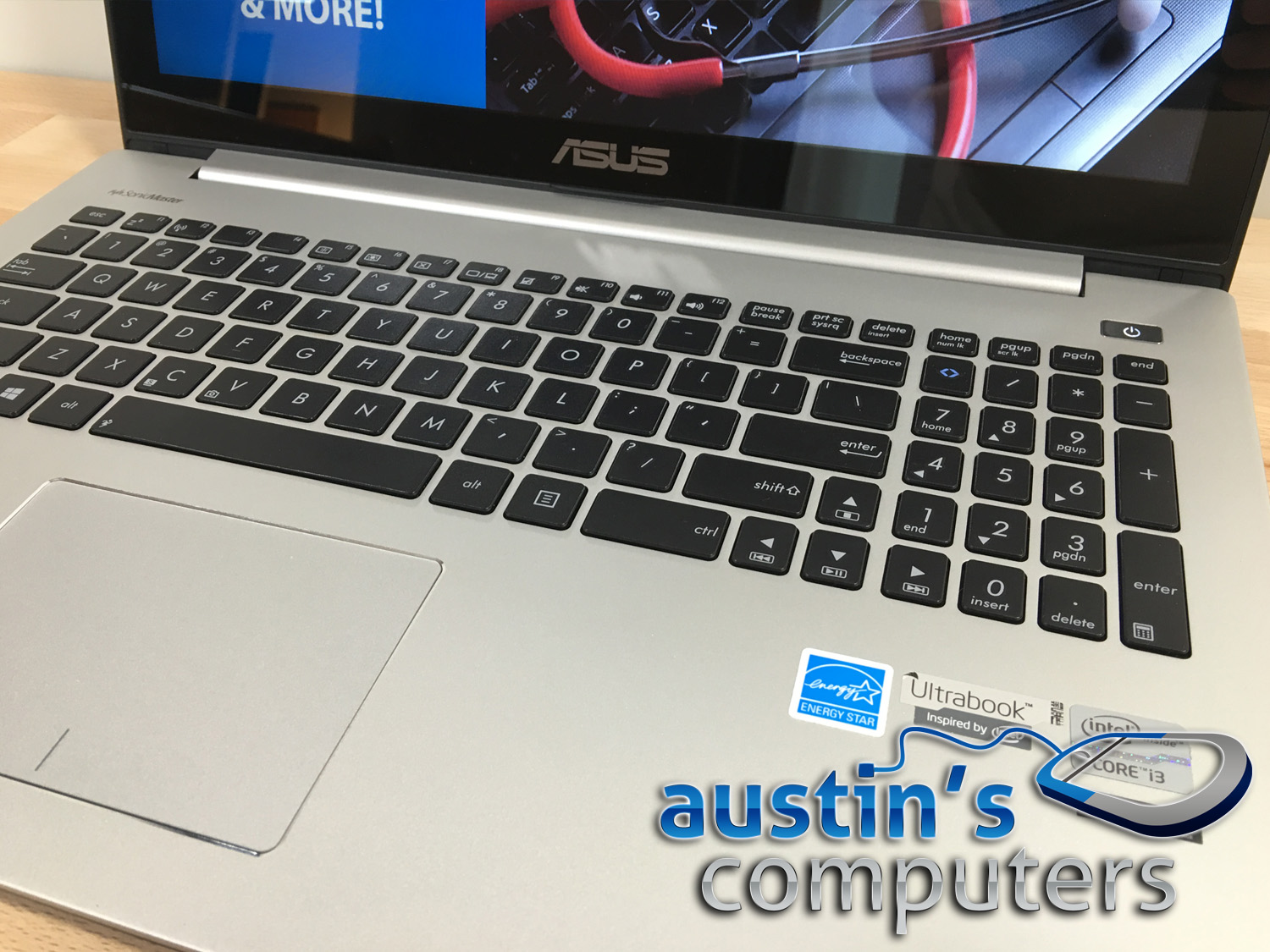 ASUS 15″ Touch Screen Ultrabook Laptop Computer Computer Repair Plymouth