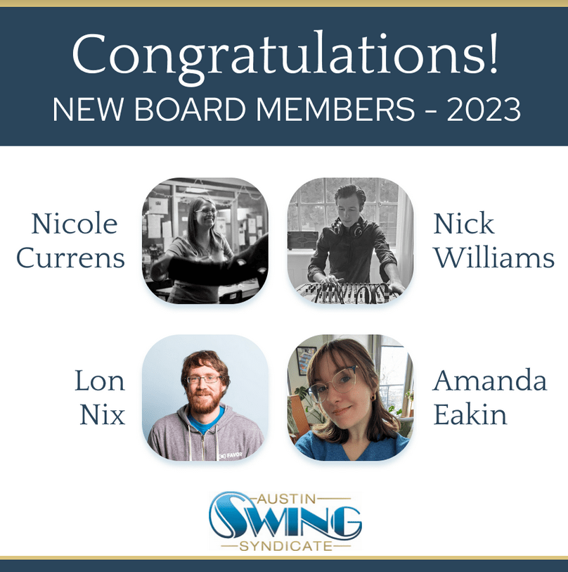 2023 Board Election Results! Austin Swing Syndicate