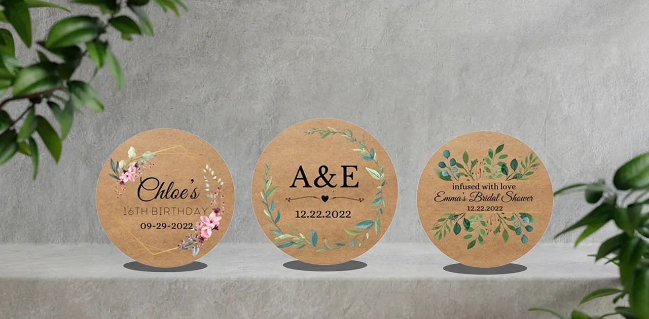 Custom Kraft Paper Stickers Bulk Quantity 2023 Austintrim