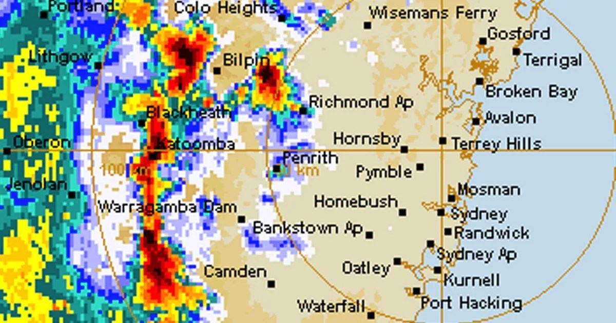 Sydney Braces for Giant Hail and Damaging Winds – Australian News Locally