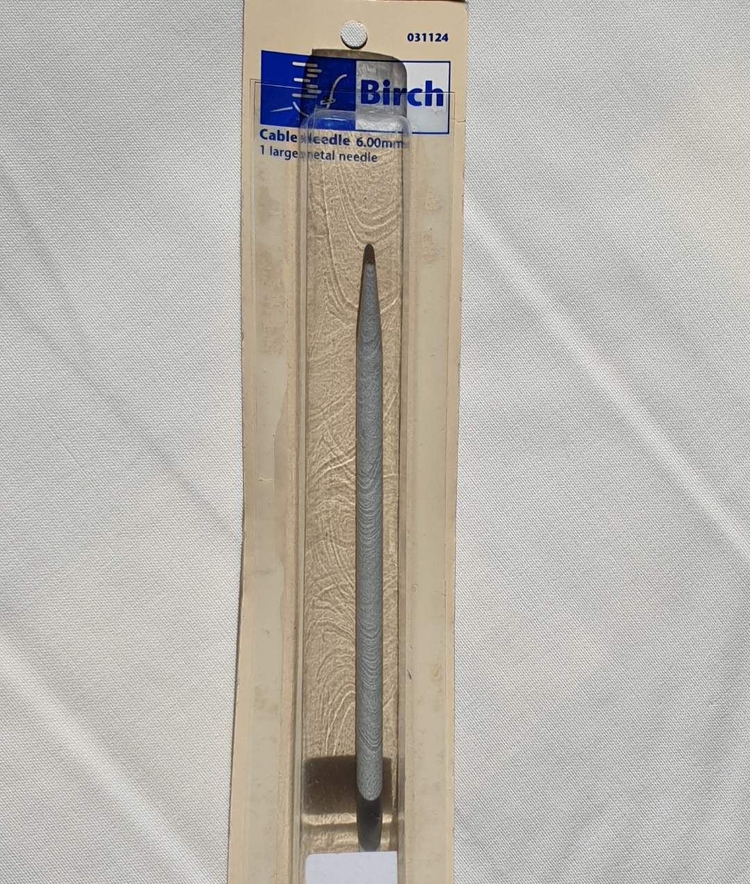 Cable Needle Metal Straight 6mm (031124) Australian Alpaca Yarn