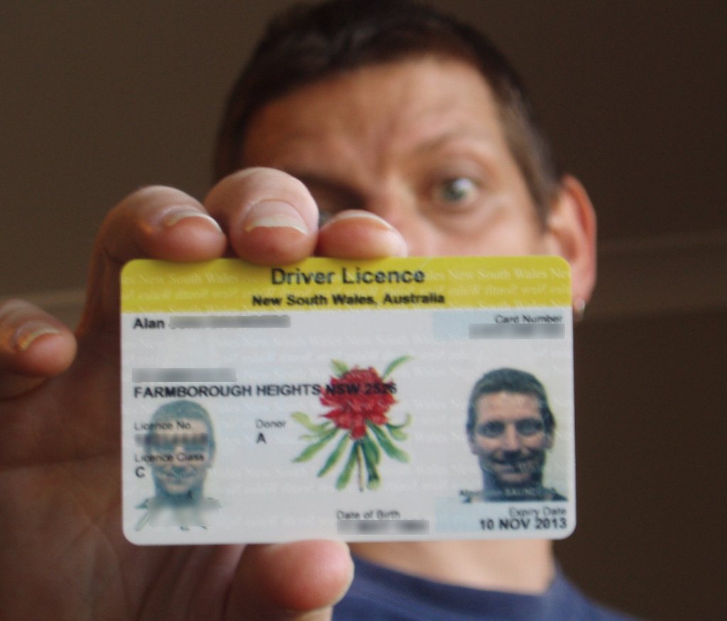 Nsw driver license Australian Express Card