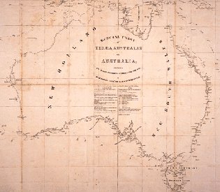 Matthew Flinders Map Of Australia Previous Maps Of Australia