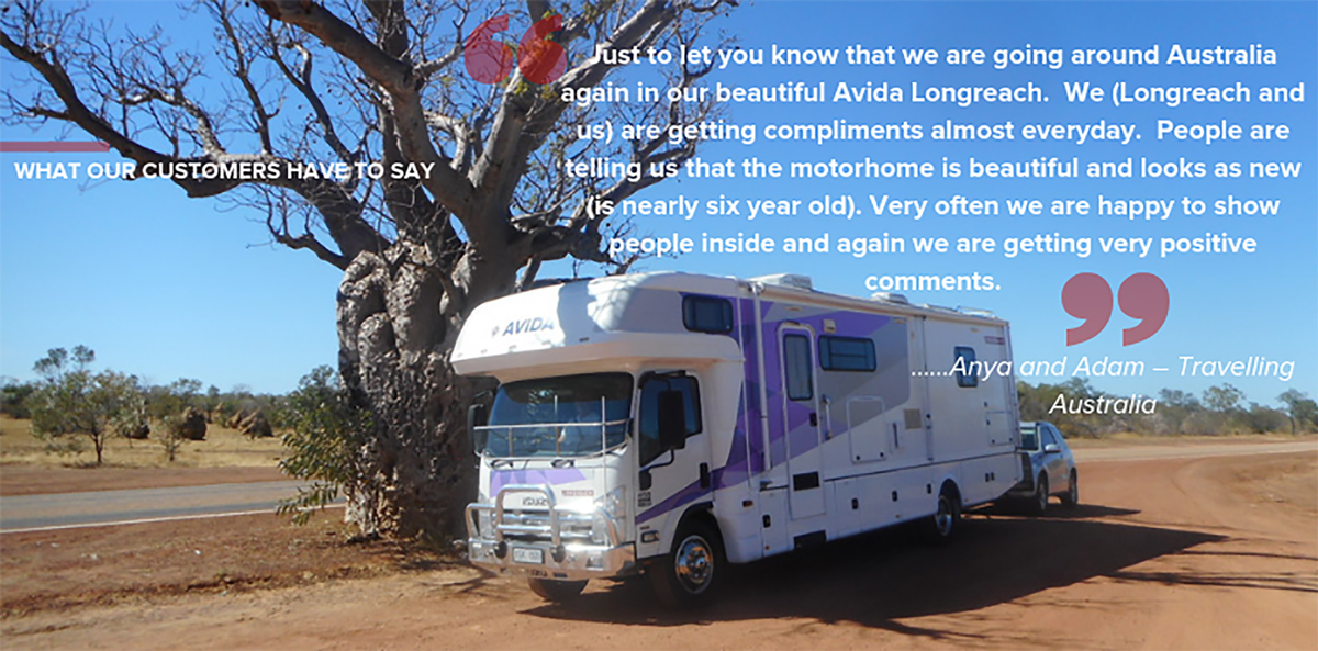 Luxury Apartment on Wheels Avida Longreach Motorhome Australian