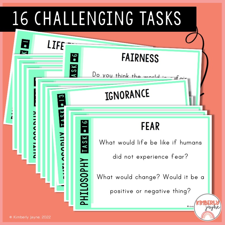 Philosophy Writing Prompts Gifted and Talented Students Early Finishers