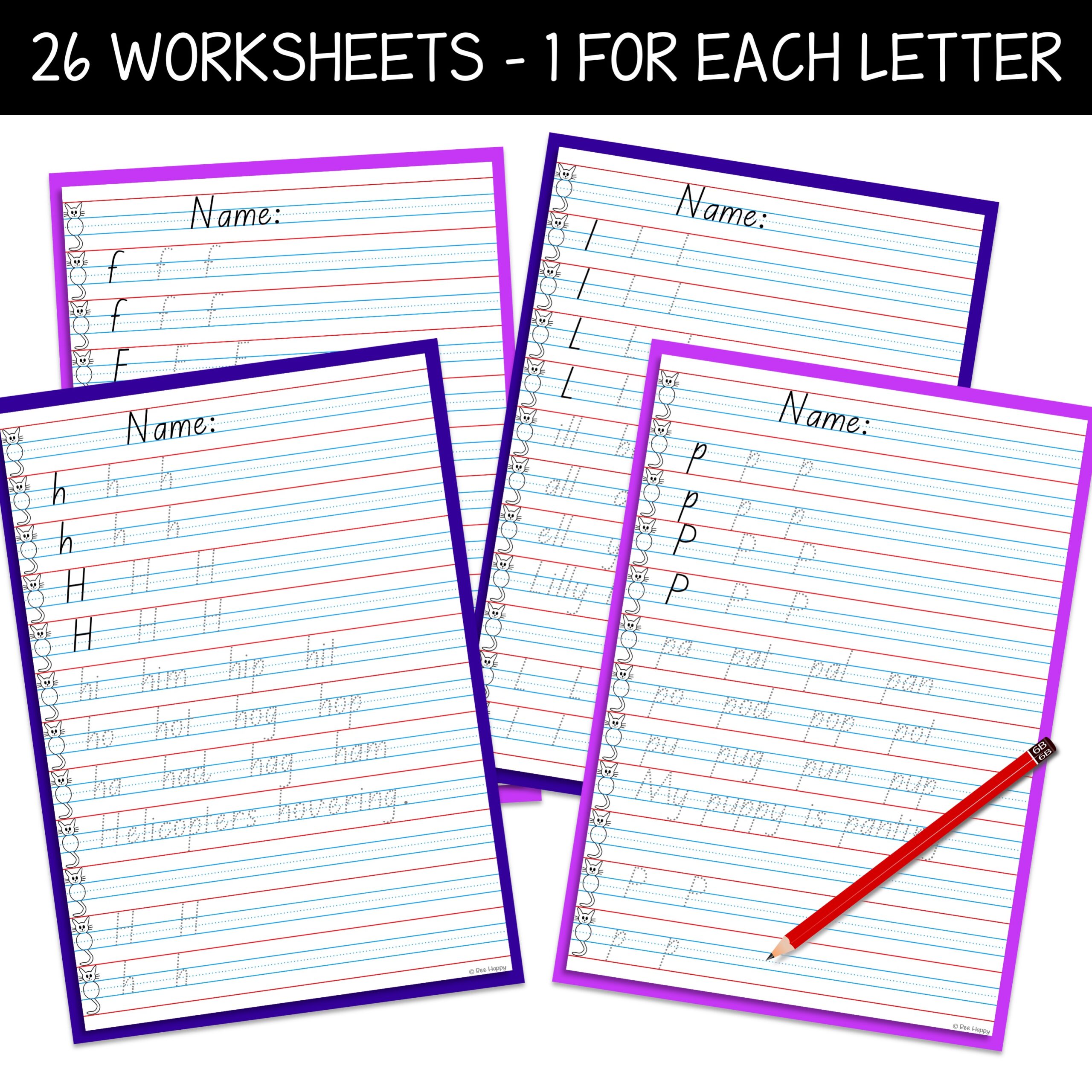 Australian Handwriting Practice Book 2 QLD Beginners Australian