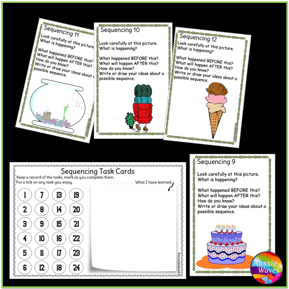 READING STRATEGIES TASKS FOR SEQUENCING Australian Teachers Marketplace