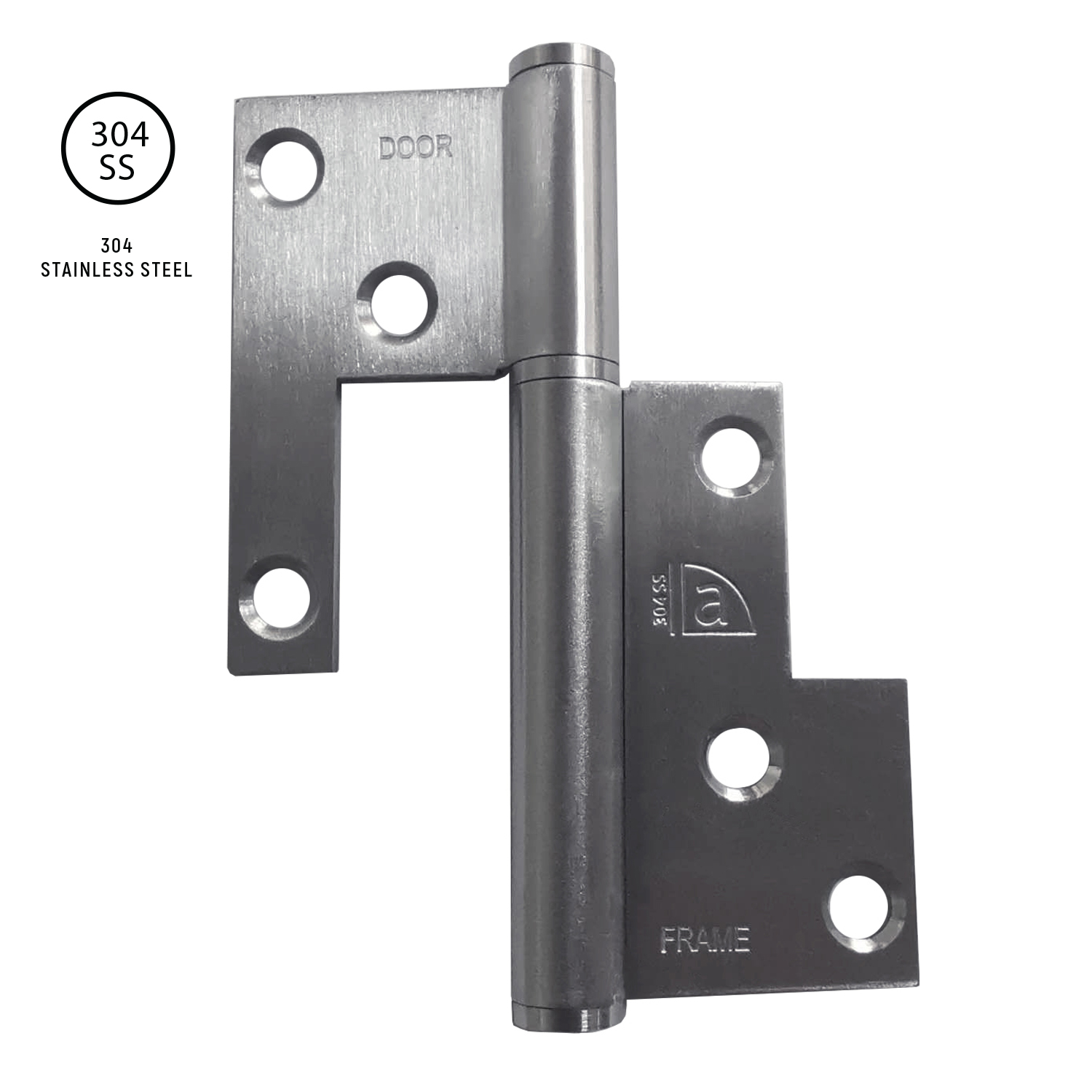 304SS Bathroom Universal Lift Off Hinge Austyle Architectural Hardware