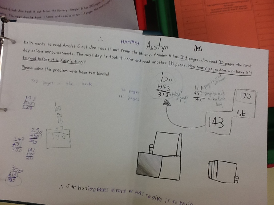 Addition Problem Solving | Austyn's Blogfolio