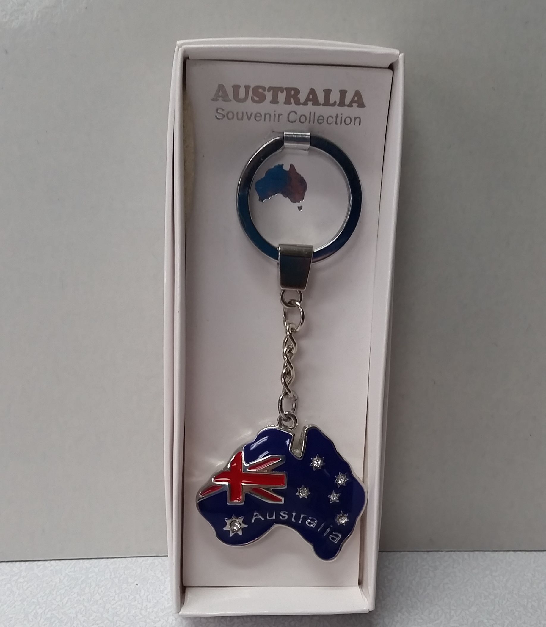 Keyring Enamel Australia Australia Wide Badges