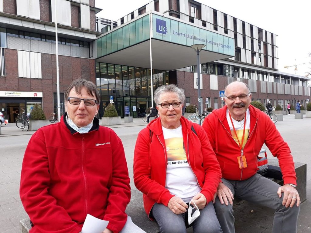 Dreharbeiten am UKE in Hamburg am 26.3.2021 auszeitseele.de