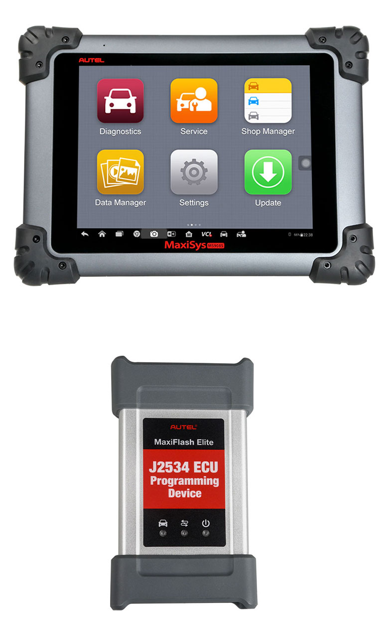 AUTEL MAXISYS MS908S PRO smart solution for automotive diagnosis.