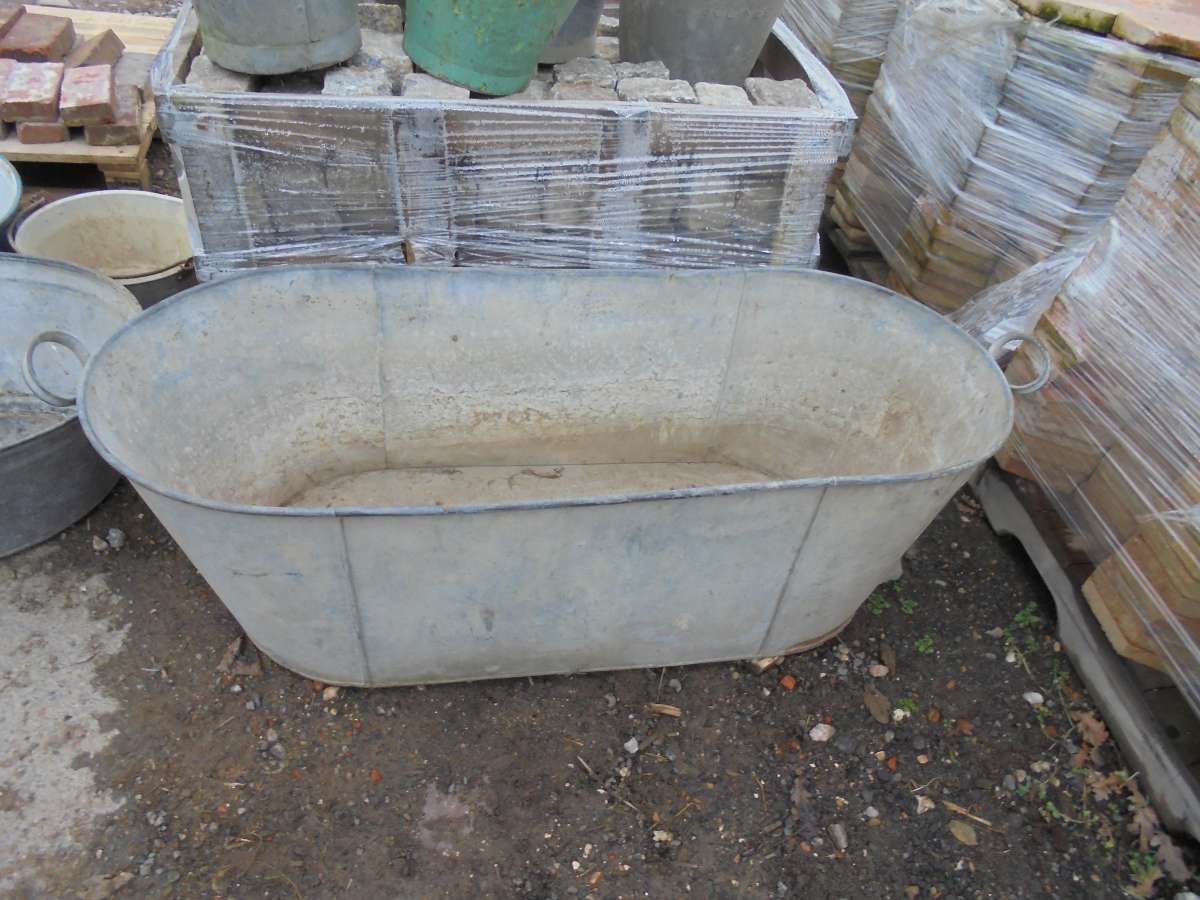 A galvanized bath Authentic Reclamation