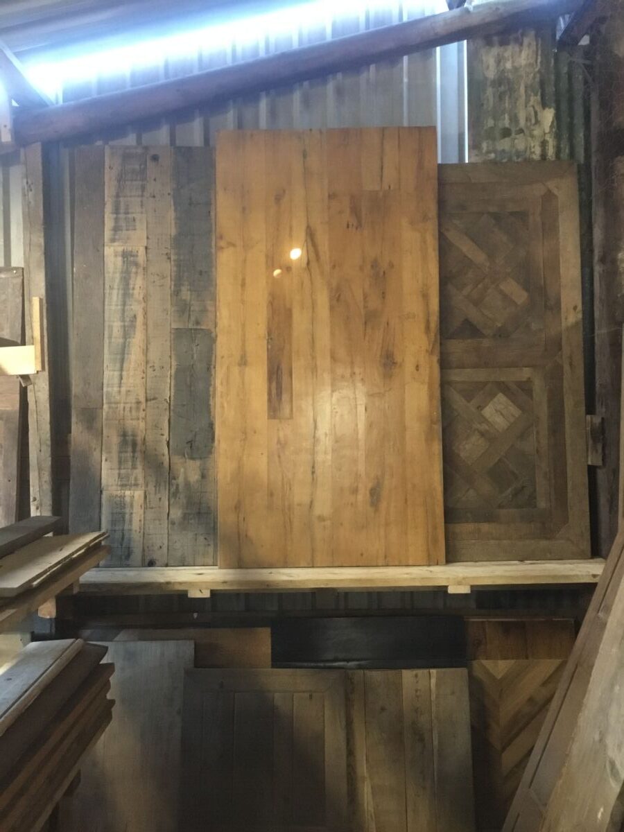 Tall Lightly Varnished Oak Table Top Authentic Reclamation