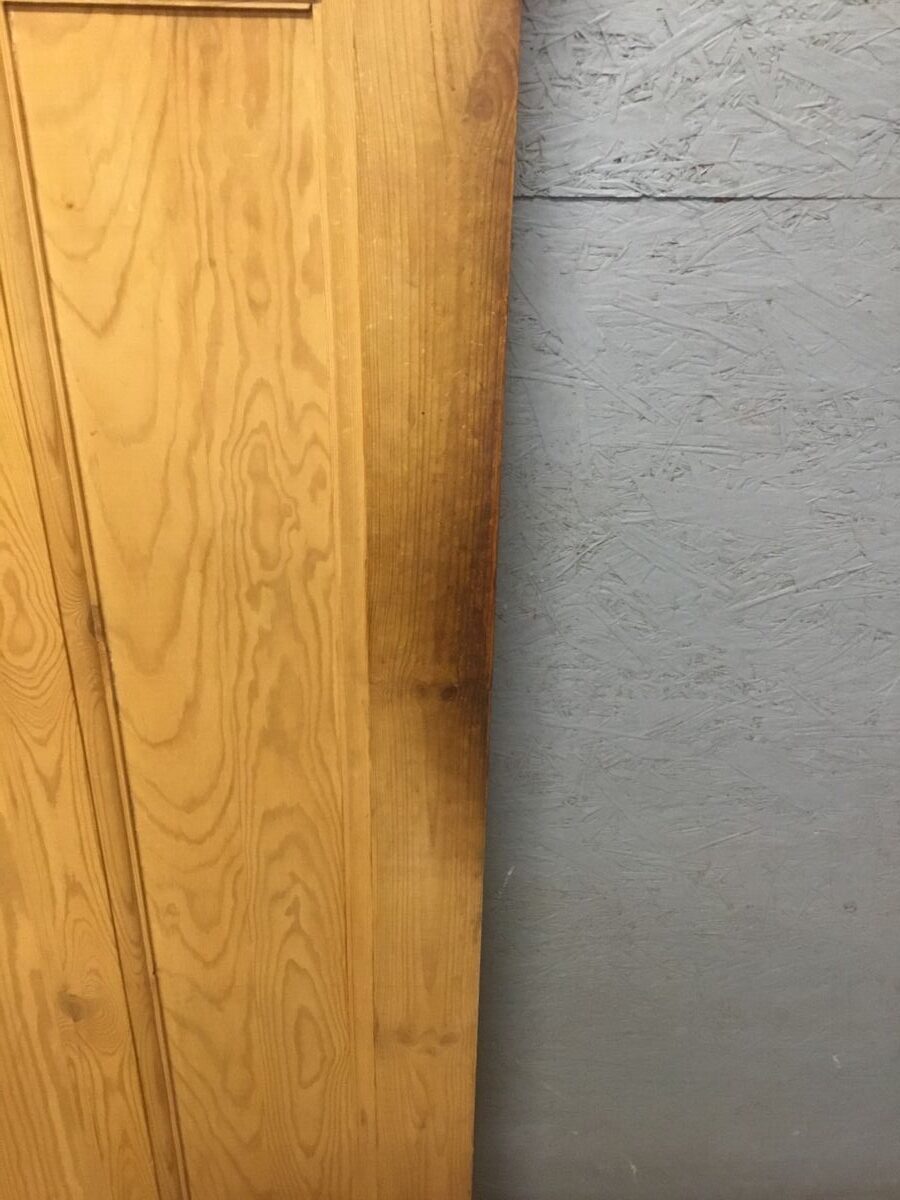 Half Glazed Varnished Pine Door