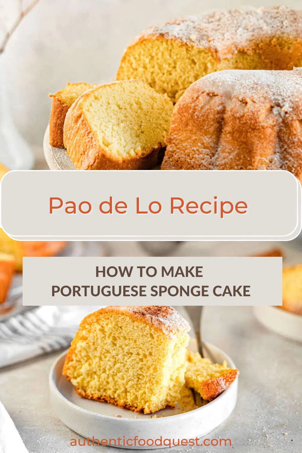 Best Easy Authentic Pao De Lo Recipe A Moist Portuguese Sponge Cake