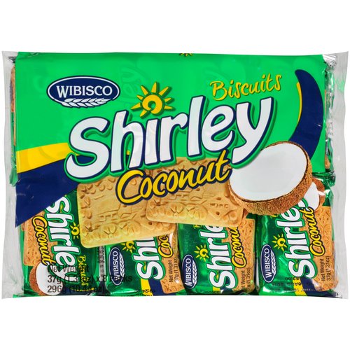 Shirley Biscuits Coconut 296g Snack Pack 8pk Authentic Ja Foods