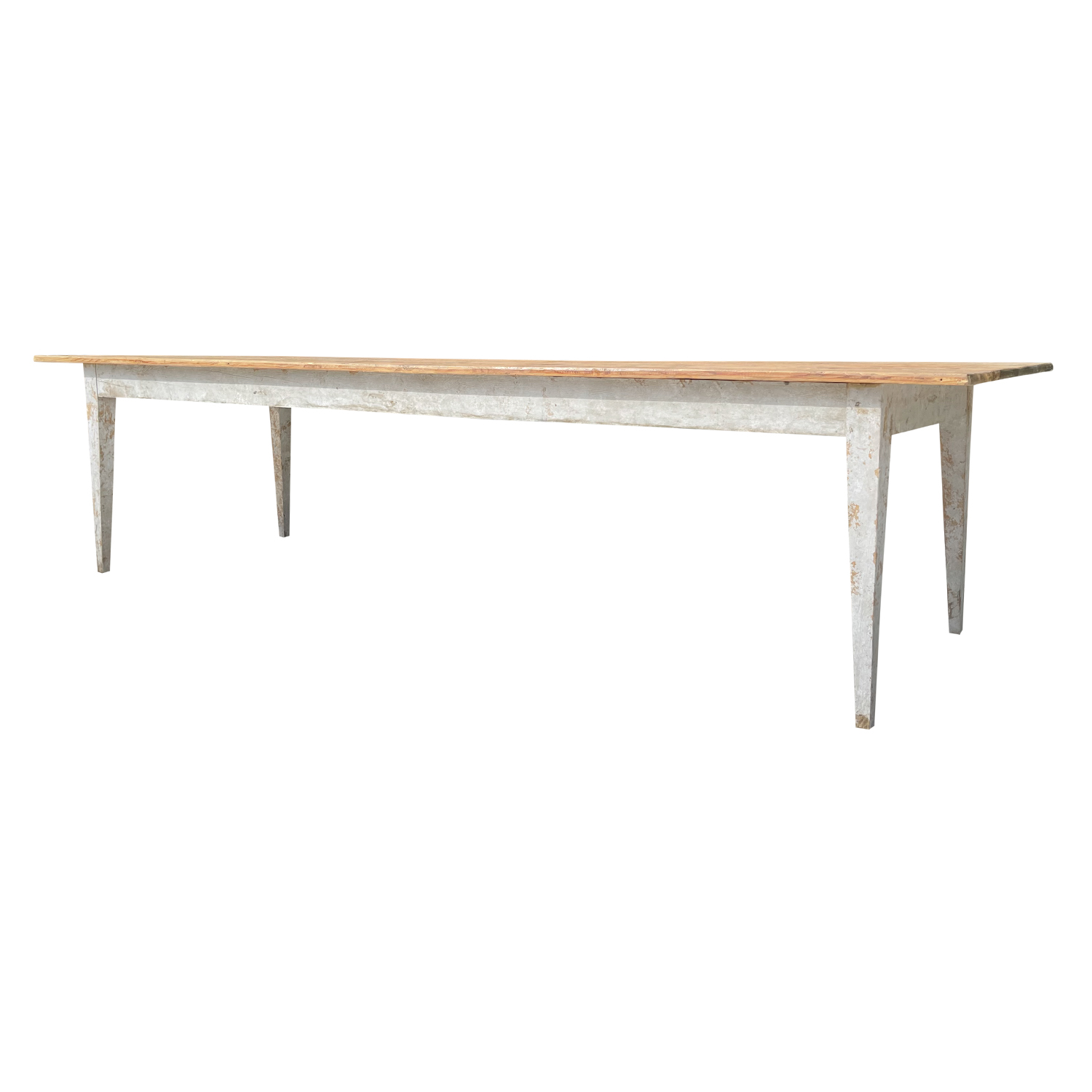 Late 19th/ 20th C. French Rustic Long Dining Table Authentic Provence