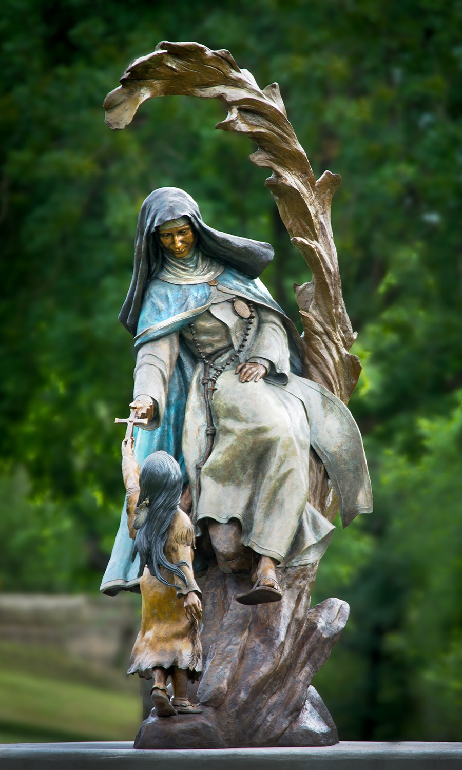 The Mysterious Lady in Blue Authentic Texas