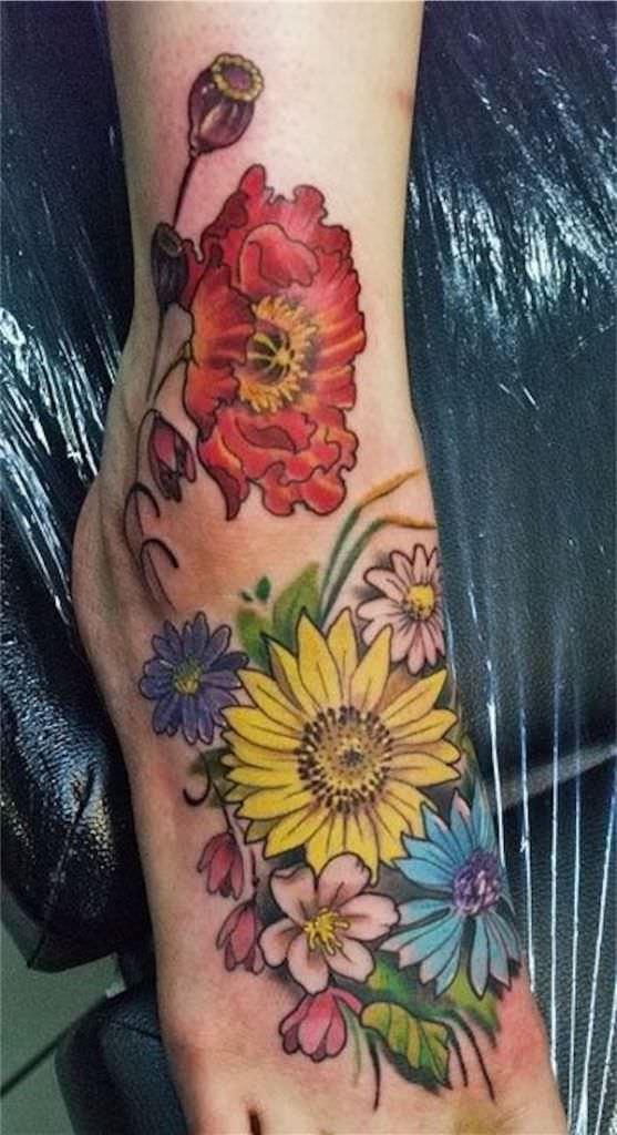 Update more than 76 flower tattoo styles super hot vova.edu.vn
