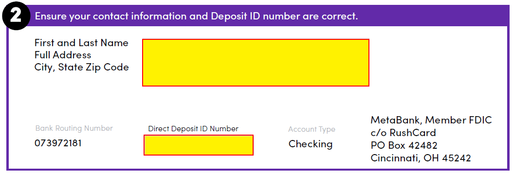 rushcard direct deposit calendar 2023 Free RushCard Direct Deposit Authorization Form PDF