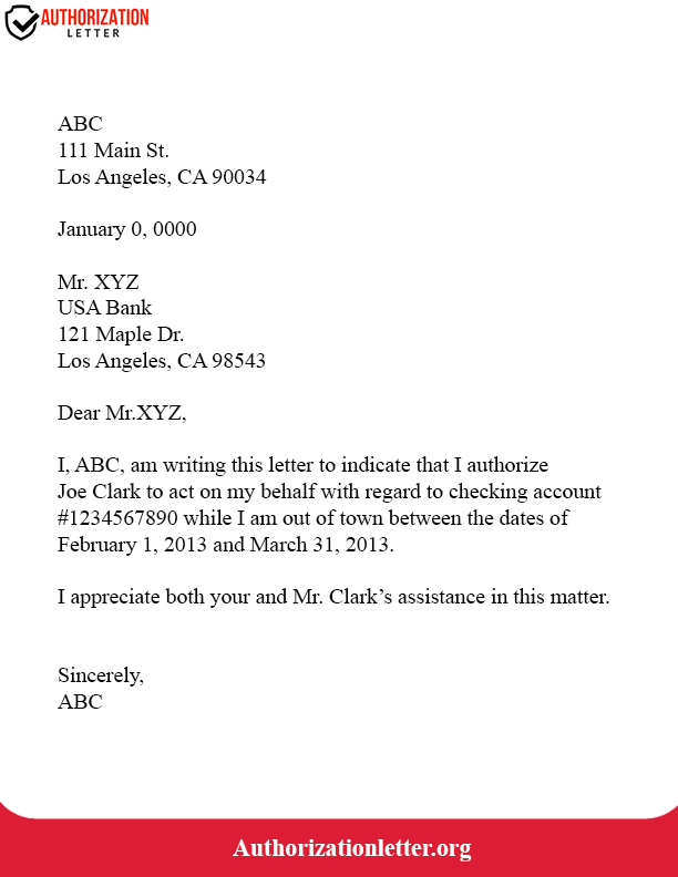 Authorization Letter