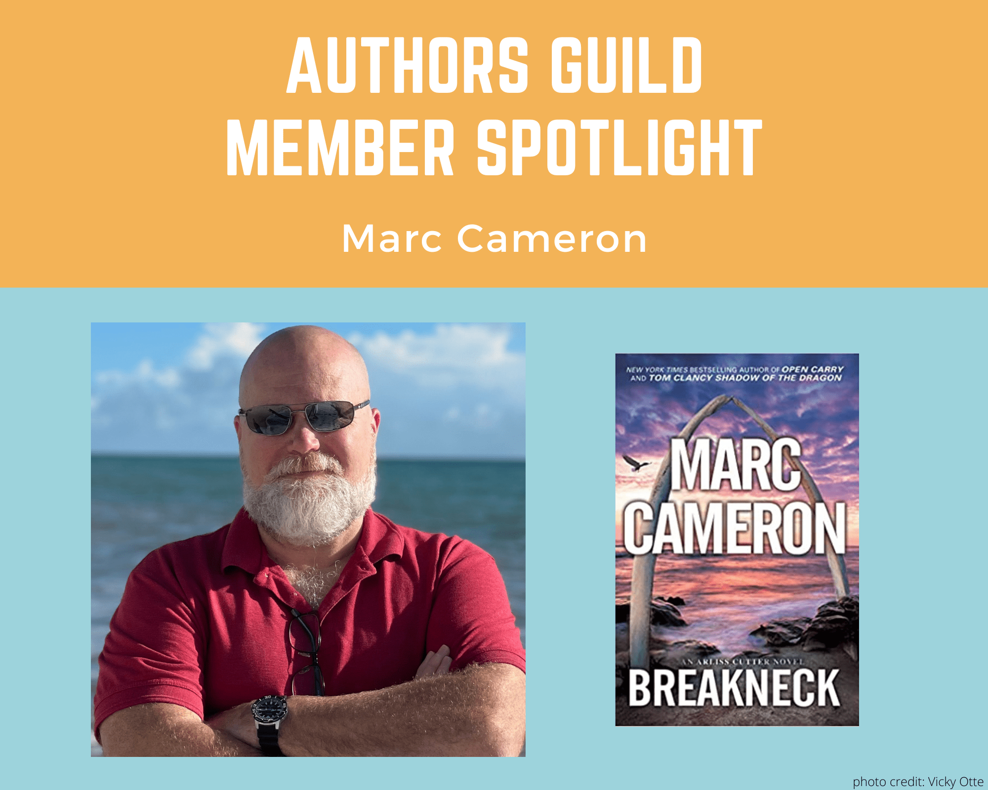Member Spotlight Marc Cameron The Authors Guild