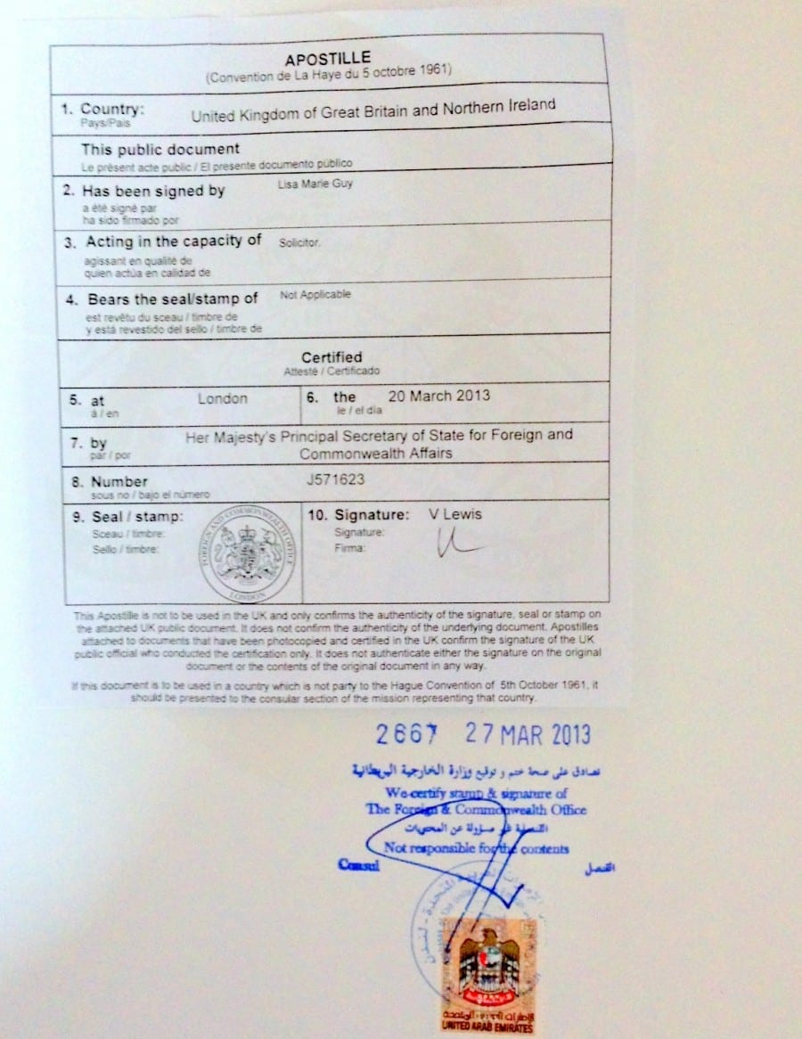 Gallery of sample attestations of