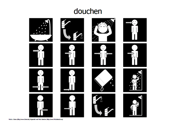 Pictogrammen Autisme Spectrum Stoornis