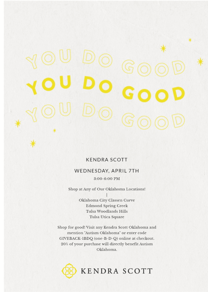 Kendra Scott Give Back Event « Autism Oklahoma