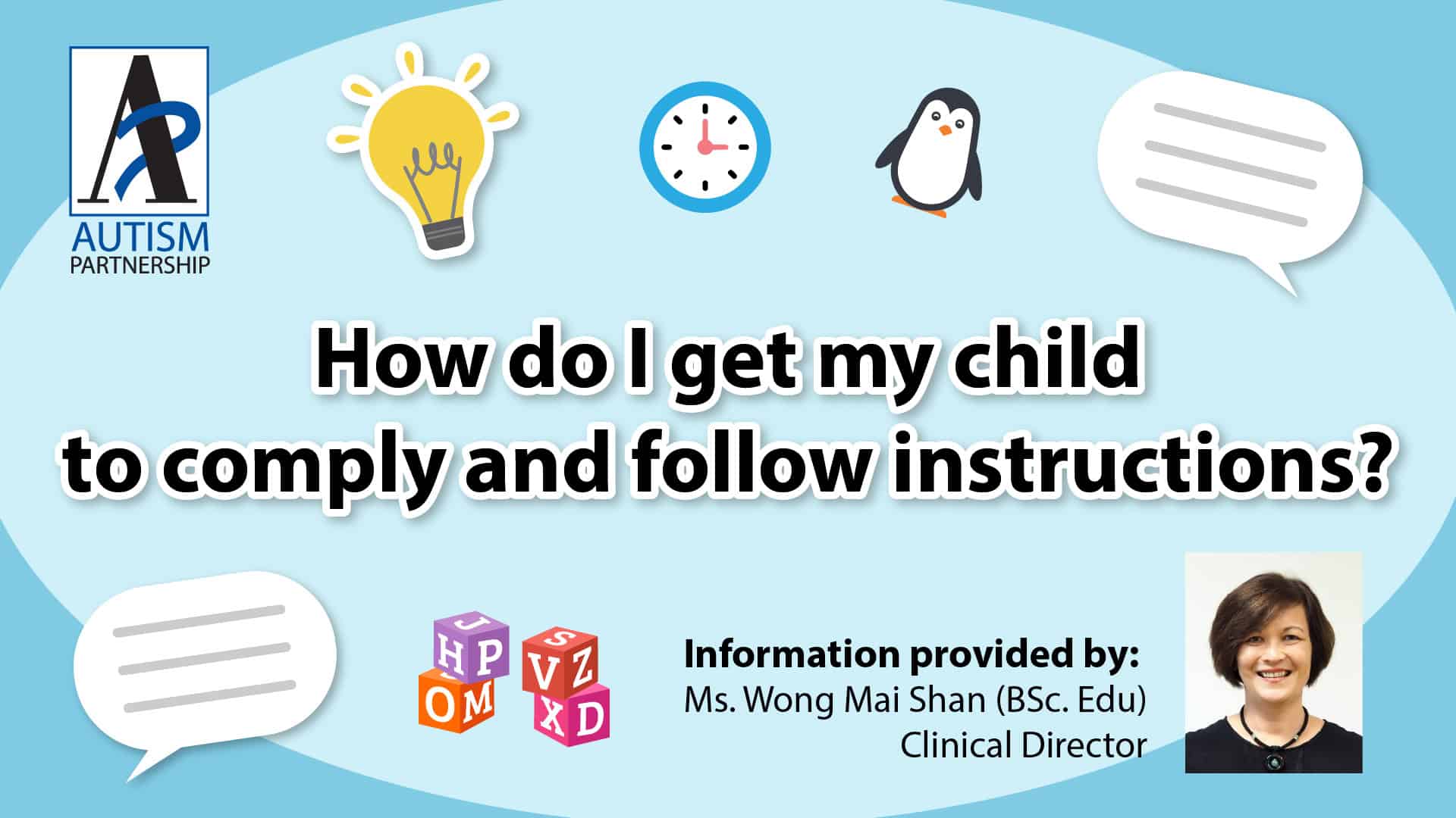 How do I get my autistic child to comply and follow instructions? (Part