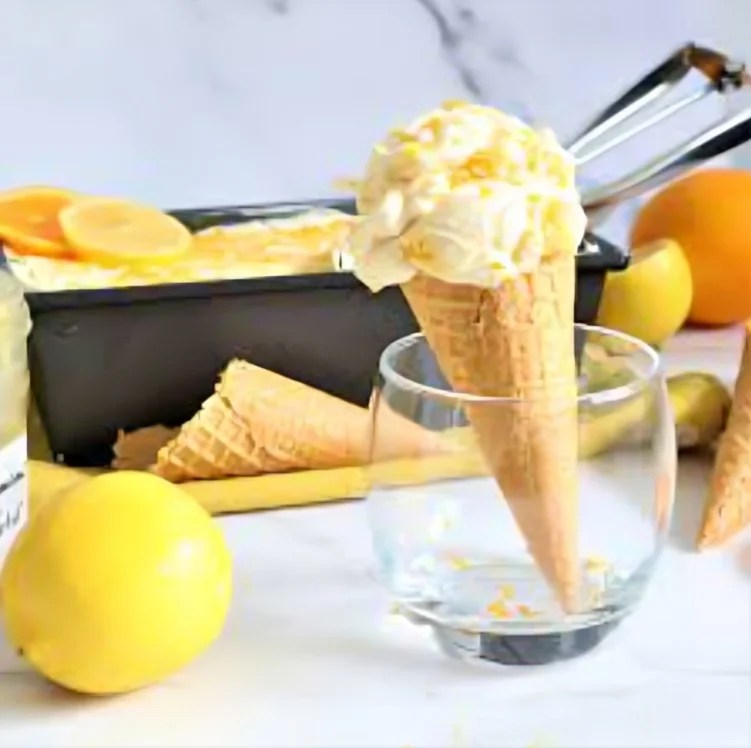 St Clements Ice Cream (No Churn)