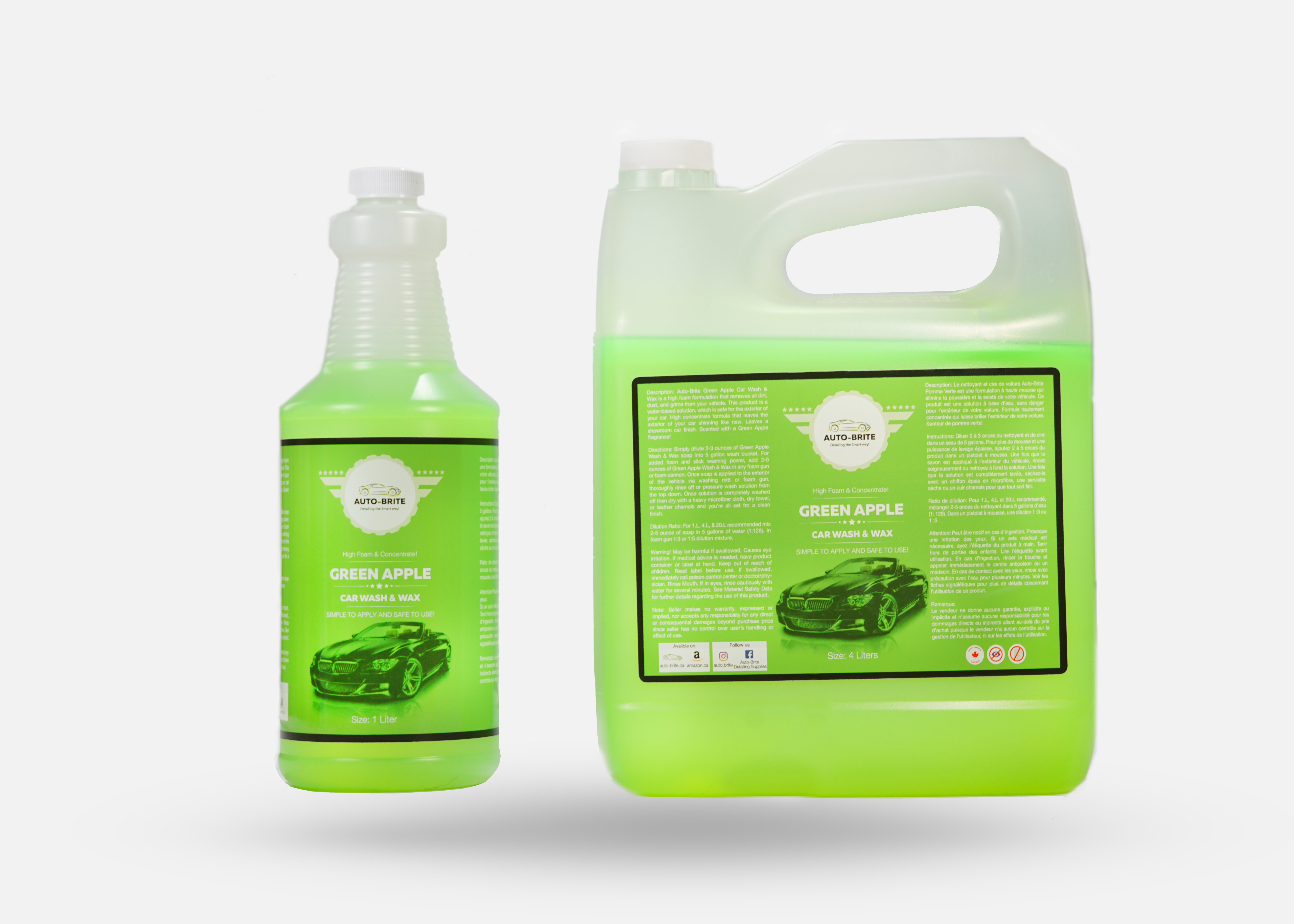 AutoBrite Green Apple Wash & Wax AutoBrite