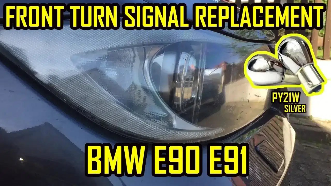 Front Turn Signal Indicator Replacement BMW E90 E91 AutoTutorials