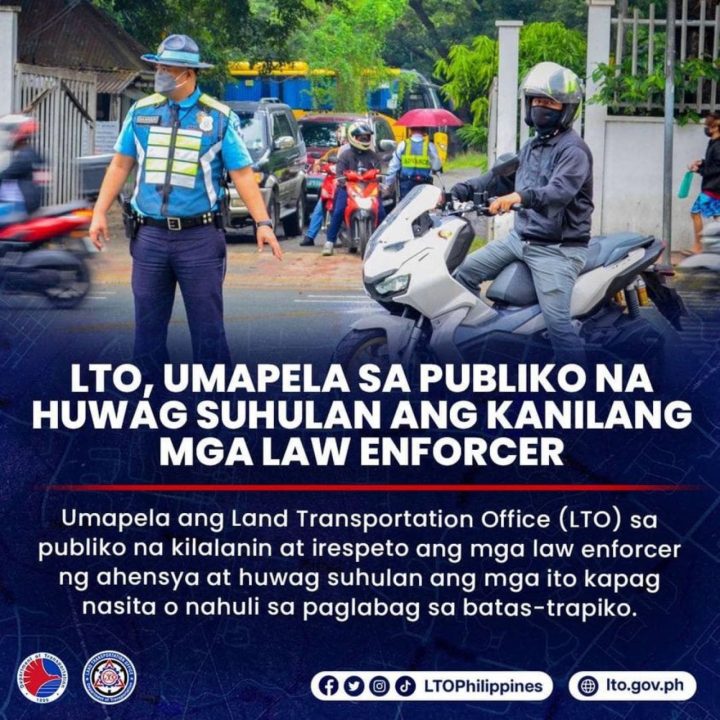 LTO Appeals To Motoring Public To Stop Bribing Law Enforcers And