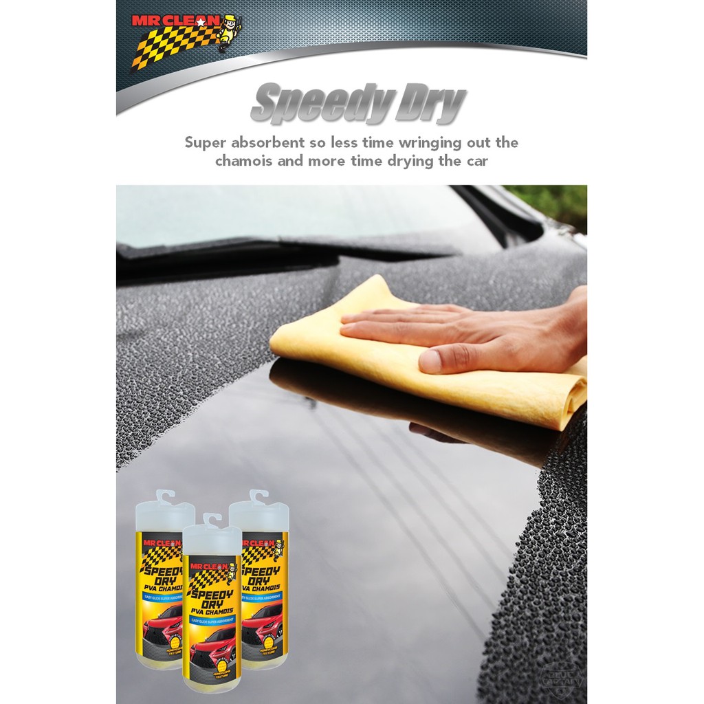 Mr Clean Speedy Dry PVA Chamois auto2u