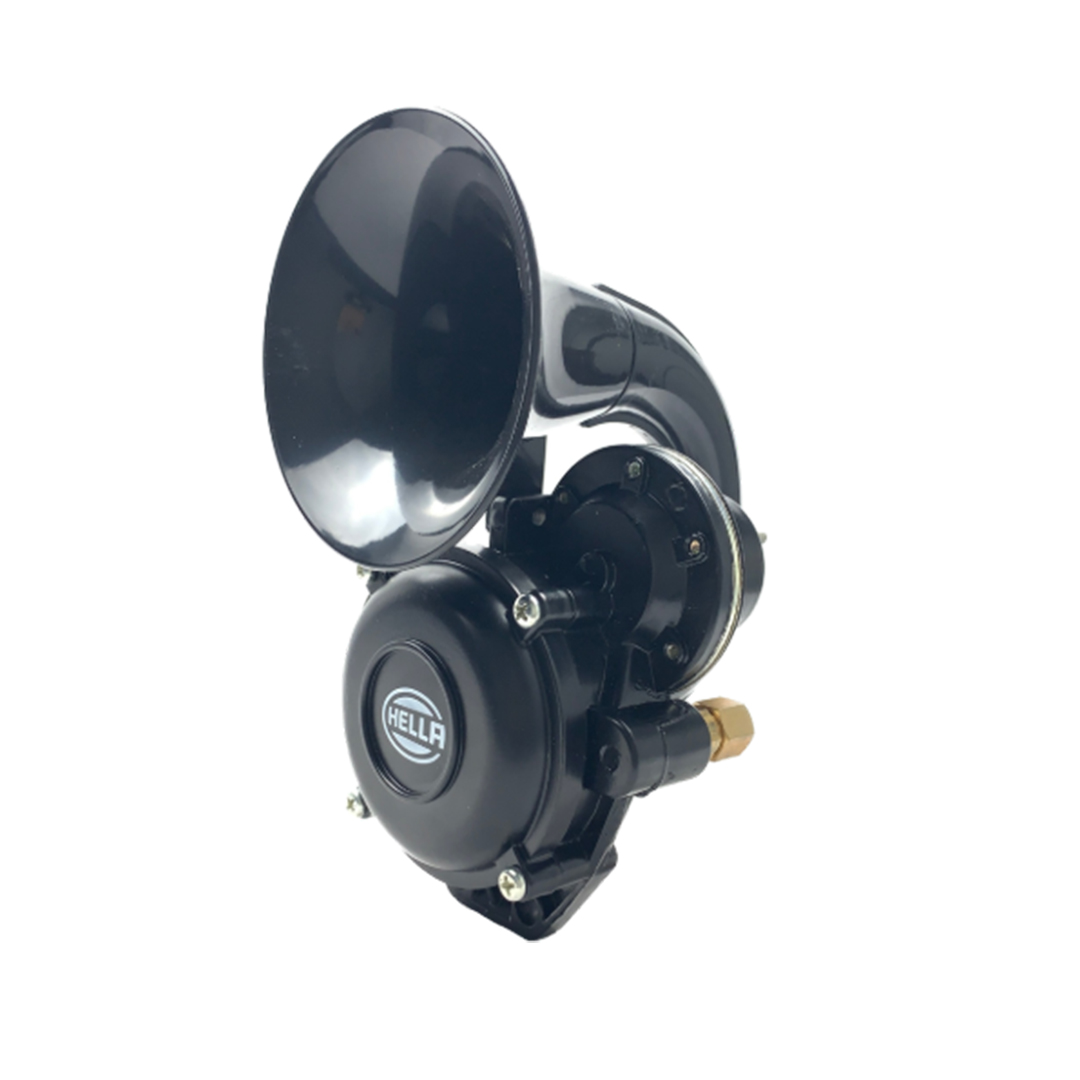 HELLA 12V & 24V Dual Voltage Single Tone Air Horn 3PA 013 410 011