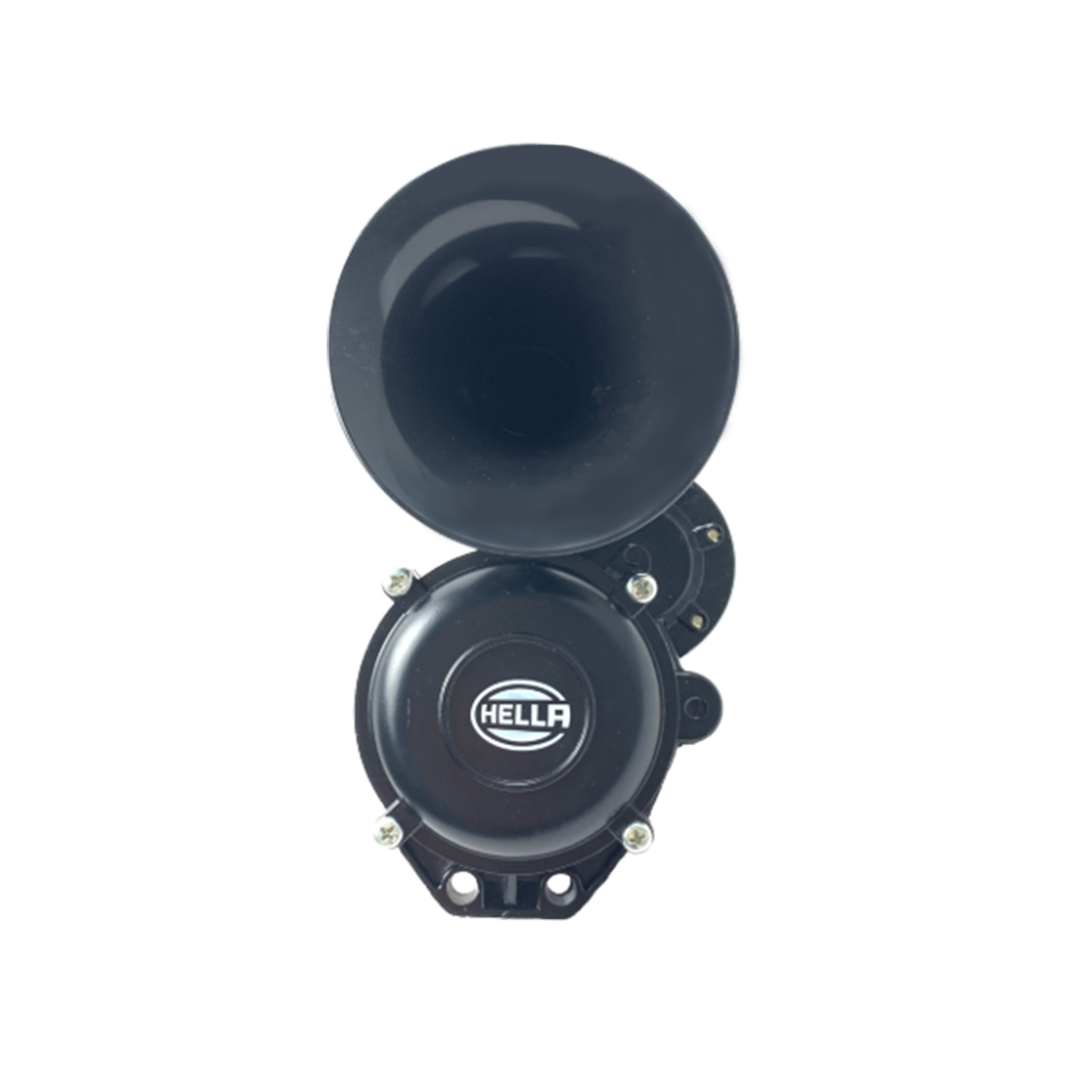 HELLA 12V & 24V Dual Voltage Single Tone Air Horn 3PA 013 410 011