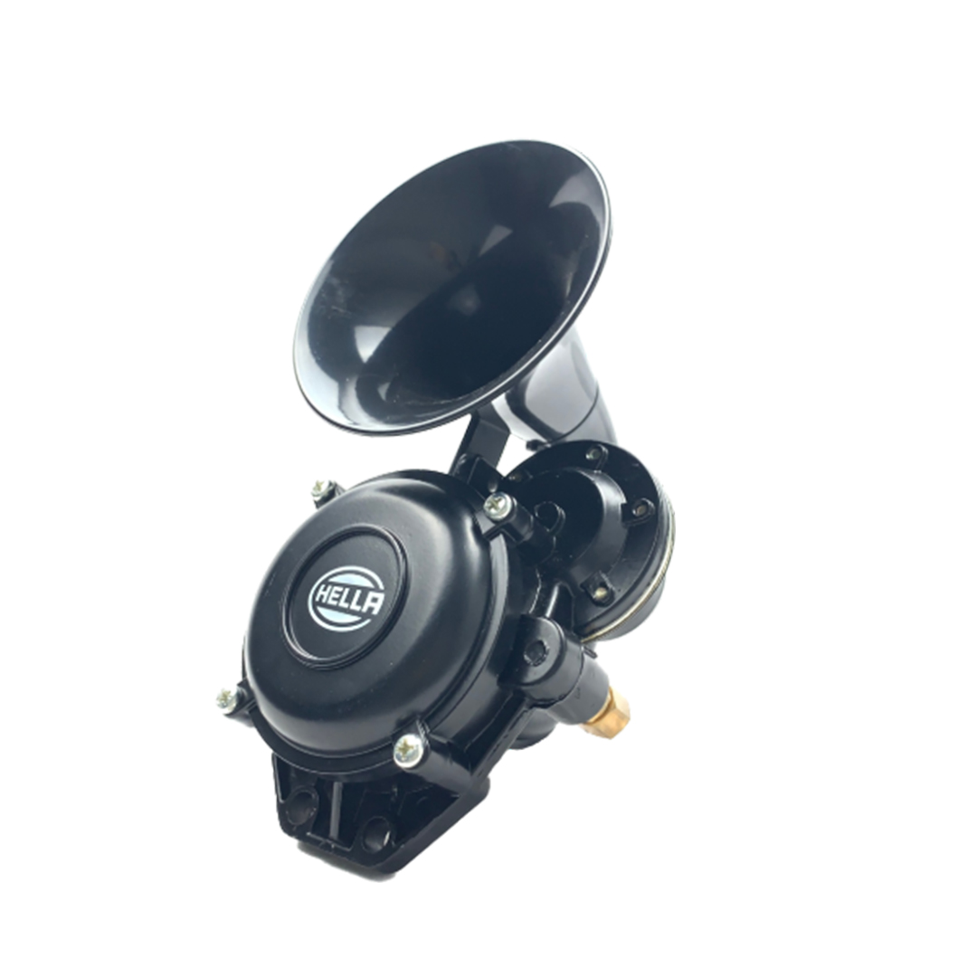 HELLA 12V & 24V Dual Voltage Single Tone Air Horn 3PA 013 410 011