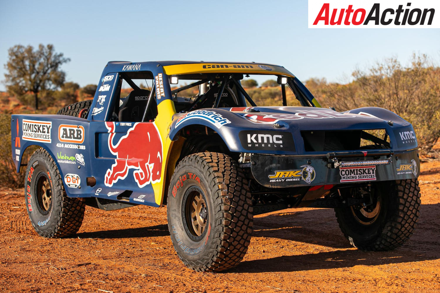 TOBY PRICE REVEALS FINKE TROPHY TRUCK LIVERY Auto Action