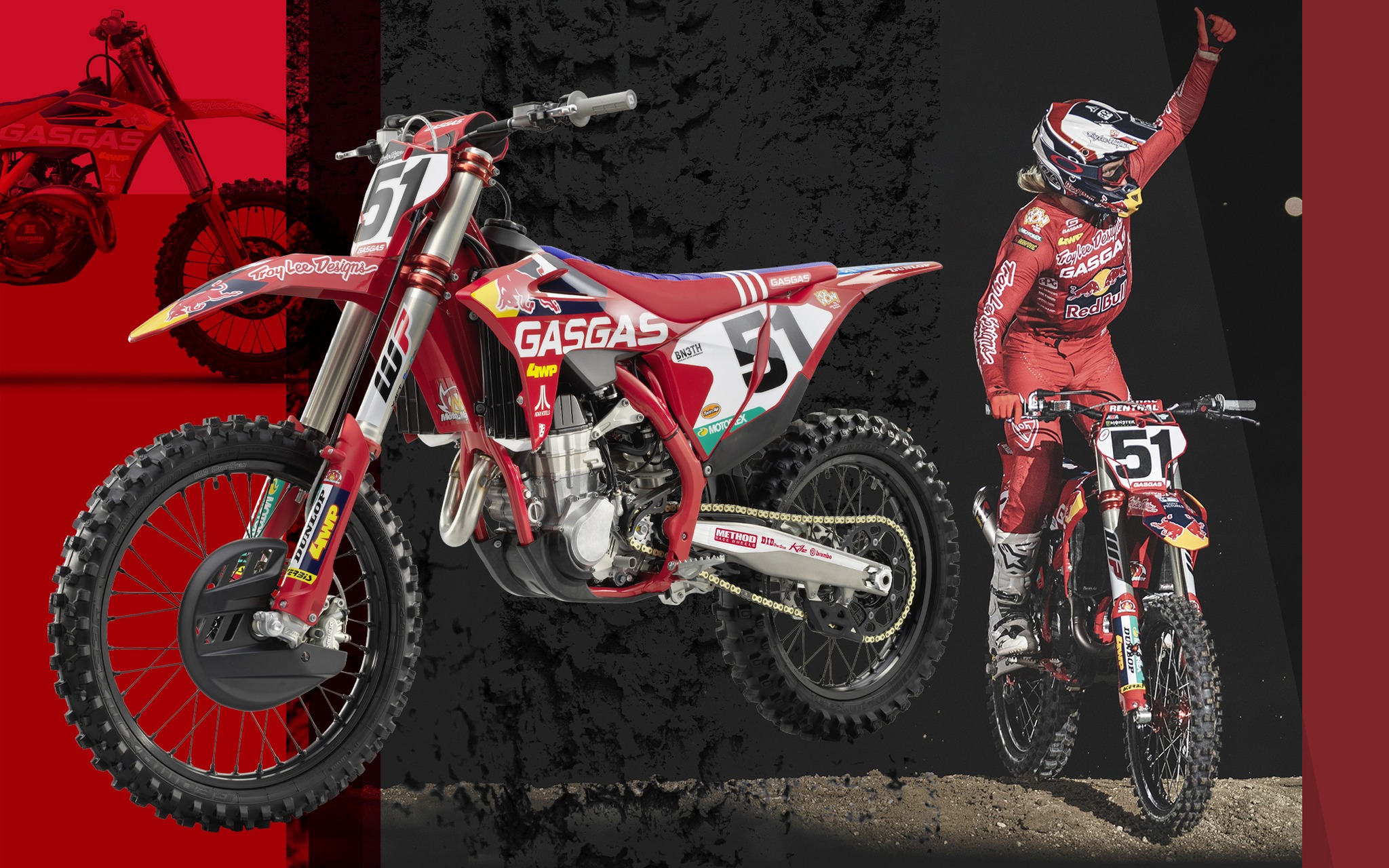 BAM BAM Style GASGAS MC 450F Troy Lee Designs AutoAds.pt