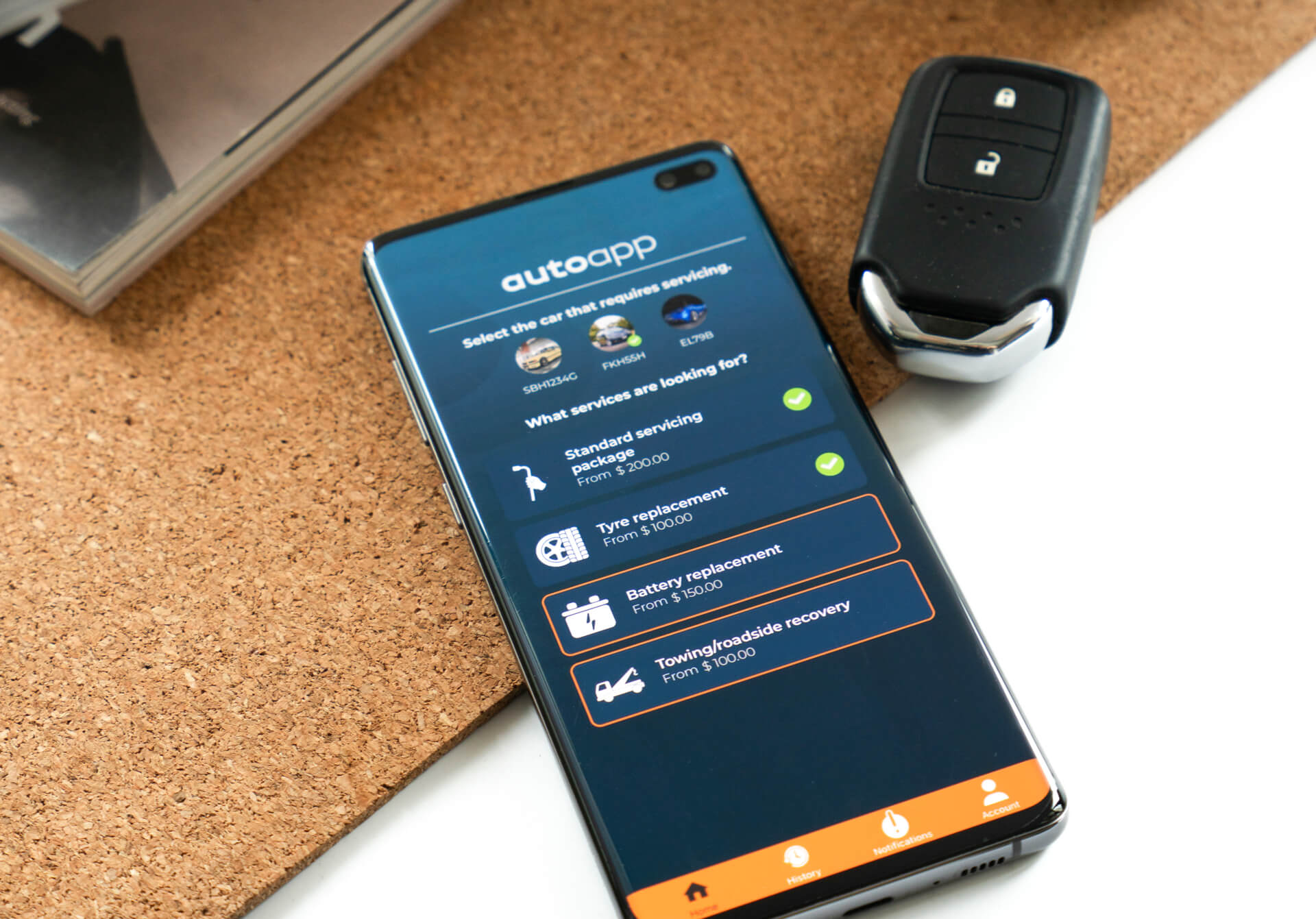 AUTOAPP LAUNCHED Car servicing app available for download
