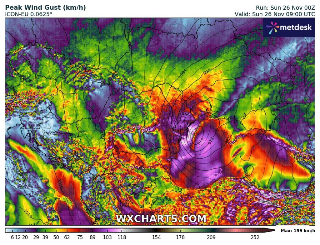 Ce spun radarele meteo privind timpul de afară. Unde ninge mai mult