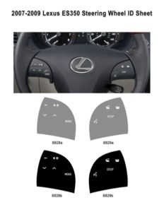 Lexus ES350 Steering Wheel | Auto Button Repair