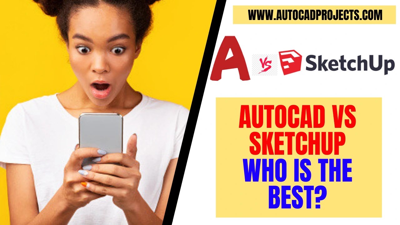 AutoCAD Vs Sketchup Who wins in 2024? (Don't Confuse) Aug'24